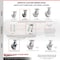 Service Caster 5 Inch Kingpinless Semi Steel Wheel Caster Brakes 2 Rigid, 2PK SCC-KP30S520-SSR-SLB-2-R-2 - alternate 5